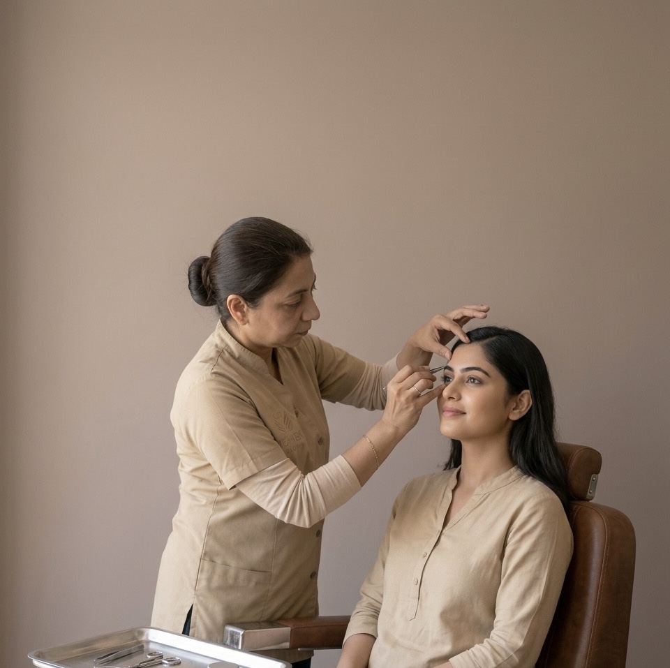 Eyebrow Threading
